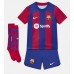 Maillot de foot Barcelona Frenkie de Jong #21 Domicile vêtements enfant 2023-24 Manches Courtes (+ pantalon court)